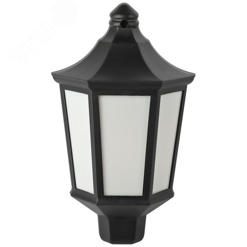 Светильник садово-парковый НБУ 60Вт 06-60-003 Ника черный белое основание матовый - фото 6