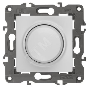 Изображение товара Светорегулятор поворотно-нажимной, 400ВА 230В, Эра Elegance, белый,14-4101-01 (шт)