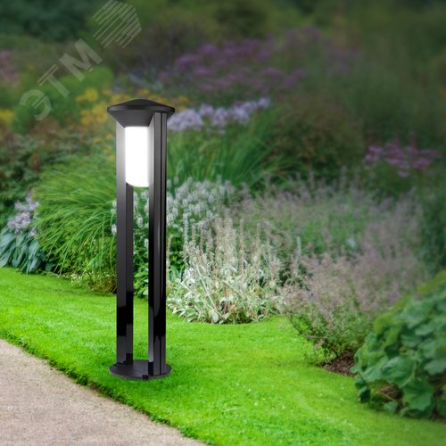 Светильник садово-парковый ФТУ 01-20-004 Арка напольный черный IP54 Е27 max20Вт h800мм - фото 5