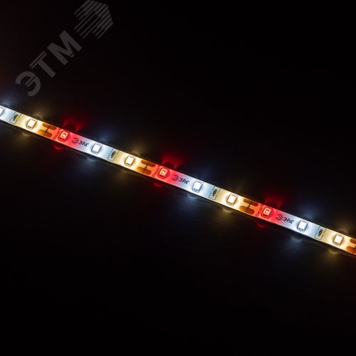 Лента светодиодная для растений полного спектра 5м IP65 с адаптером 12В FITO-Strip Light-Rа90-300LED-5m-12V-IP65 - фото 8