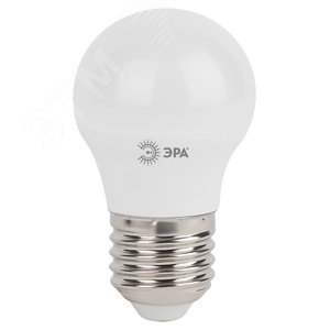 Лампа светодиодная LEDP45-5W-840-E27(диод,шар,5Вт,нейтр,E27) Б0028488 ЭРА - 3