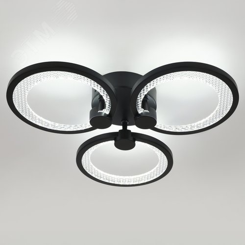 Светильник светодиодный потолочный ДПБ-46Вт 2 327Лм Модерн с ДУ Odry CLL-1-46-RC BK - фото 10