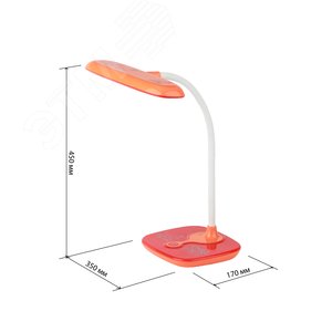 Светильник настольный светодиодный оранжевый NLED-432-6W-OR - фото 3