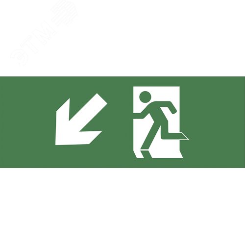 Этикетка самоклеющаяся 200х60 мм Фигура/стрелка вверх влево DPA/DBA INFO-DBA-007 - фото 3