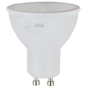 Лампа светодиодная LED 6 Вт 480Лм 2700К софит теплый GU10 170-265В LED MR16-6W-827-GU10 Standart - фото 3
