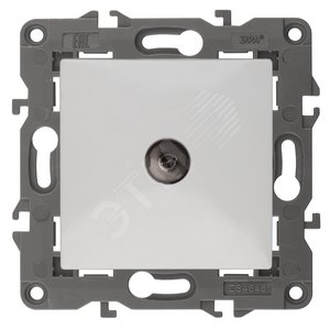 Изображение товара Розетка TV проходная, Эра Elegance, белый, 14-3102-01 (шт)