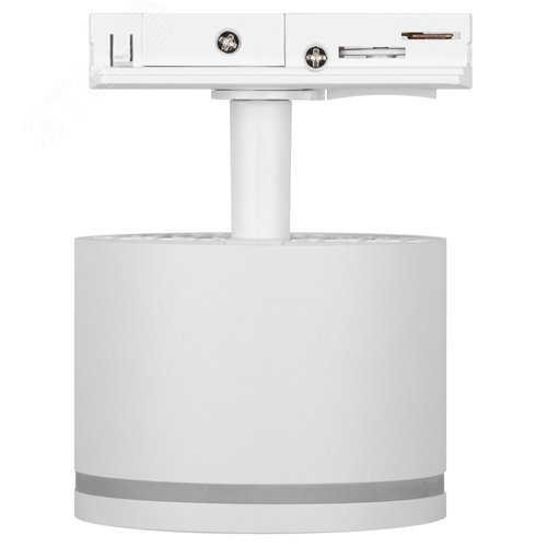 Светильник трековый однофазный TR75 - GX53 WH под лампу GX53 c акриловым кольцом белый - фото 6