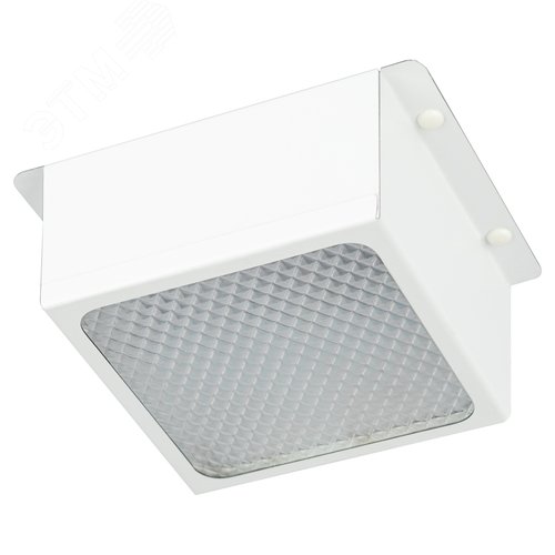 Светильник светодиодный ДВО 6Вт 500Лм 4000K Домино белый ГРИЛЬЯТО 100х100 Опал DVO21-06-O-4K80-5 - фото 1