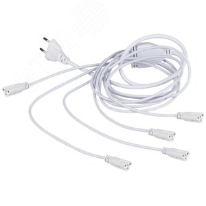 Разветвитель сетевой для фитолампы FITO 5х IEC C5 (3-pin) 2 м для подключения 5 светильников - фото 6