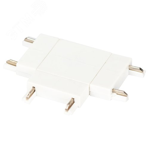 Коннектор Т-образный для тонкого магнитного шинопровода белый TRM-S5-CT WH - фото 2