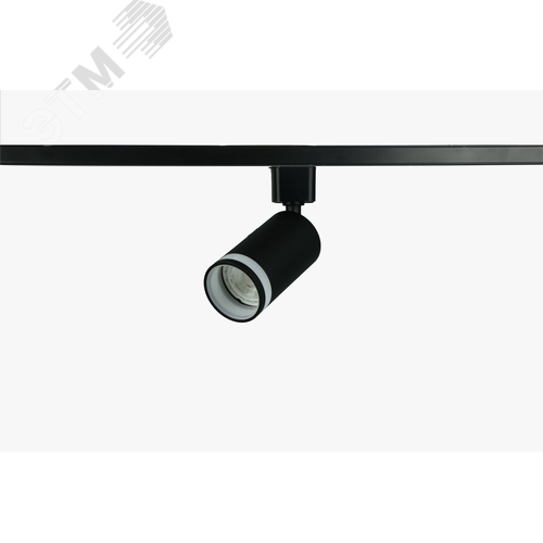 Светильник трековый однофазный TR77 - GU10 BK под лампу GU10 черный - фото 1