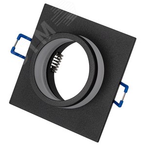 Светильник встраиваемый алюминиевый KL88 BK MR16/GU5.3 черный - фото 7