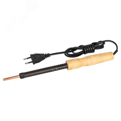 Изображение товара Паяльник ЭПЦН 40 Вт с деревянной рукояткой 230 В (шт)
