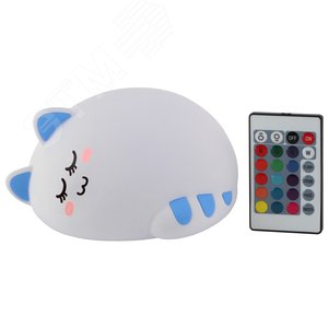 Светильник настольный NLED-415-2W-BU белый с синим - фото 3