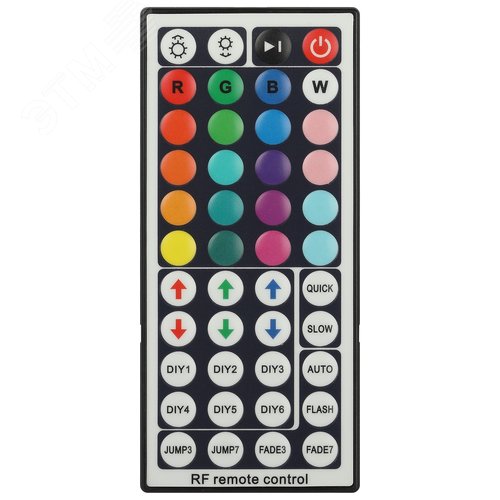 Контроллер для светодиодной ленты с радио пультом RGBController-12/24V-216/432W-IP20-RF - фото 3