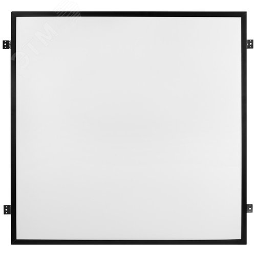 Светильник светодиодный ДВО-38Вт 3600Лм 6500К IP40 588x588 матовый черный SPO-14-38-6K-BL ГРИЛЬЯТО - фото 4