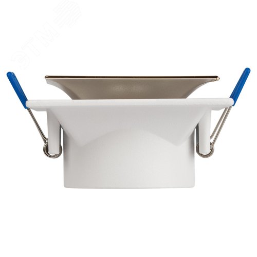 Светильник встраиваемый декоративный KL102 WH/GD MR16 GU5.3 белый золото - фото 4