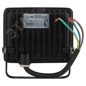 Прожектор светодиодный ДО-20 Вт 6500К 1600 Лм IP65 черный 20w холодный 200-240В LPR-023-0-65K-020 - фото 4