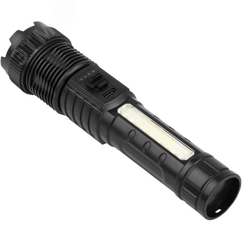 Фонарь светодиодный UA-402 универсальный аккумуляторный 5 Вт LED + 5 Вт COB Zoom 6 режимов маячок клипса USB type C - фото 8