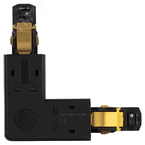 Коннектор для трехфазного шинопровода STR-30-B-CN-LI типа LI угловой внутренний черный - фото 5