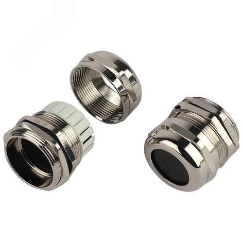 Изображение товара Ввод кабельный сальник NO-224-261 латунный PGM 29 (d отв.37 мм / d провод.18-25 мм) IP68 (упаковка 3 штуки) (уп)