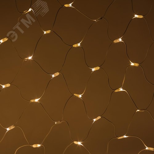 Гирлянда светодиодная новогодняя ERAPS-SK2 сеть 1,5x2 м теплый 150 LED - фото 2