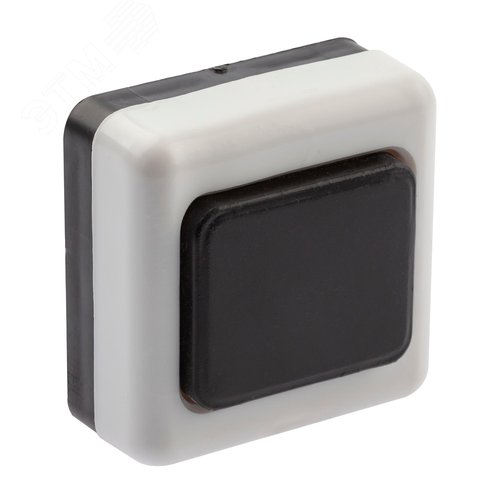 Изображение товара Кнопка дверного звонка проводная от сети D2 черная (шт)