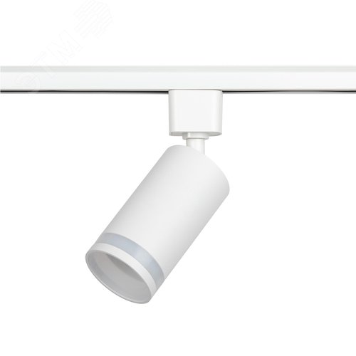 Светильник трековый однофазный TR77 - GU10 WH под лампу белый - фото 3
