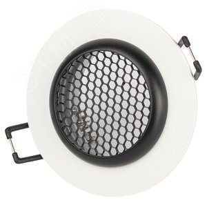 Светильник встраиваемый алюминиевый KL109 WH/BK MR16 GU5.3 белый/черный матовый - фото 3