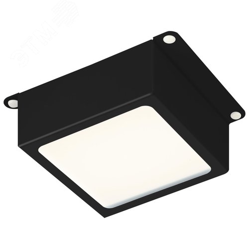 Светильник светодиодный 36Вт 4000К 3420Лм IP40 89x89x40 черный грильято 100х100 6 штук SPO-646-3-4K-B6 - фото 2