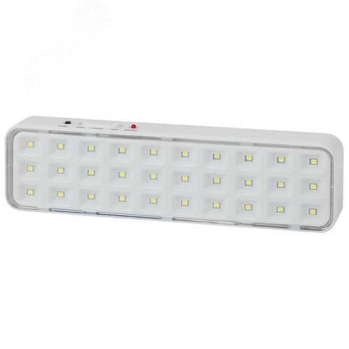 Изображение товара Светильник светодиодный аварийный непостоянный DBA-102-0-20 30LED 5ч IP20 выход 40/1920 (шт)