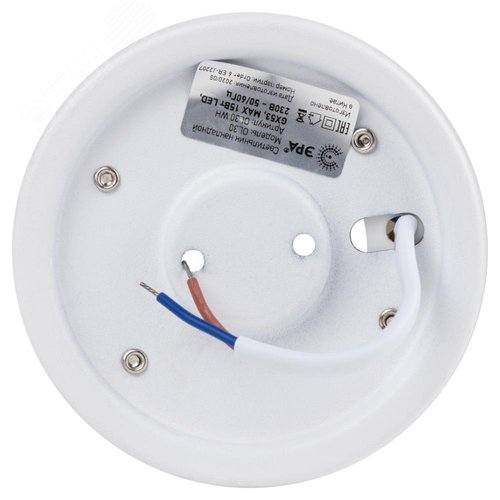 Светильник настенно-потолочный спот OL30 WH GX53 белый - фото 6