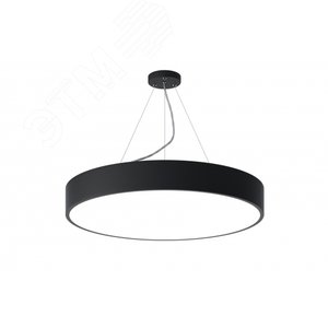 Изображение товара Светильник подвесной светодиодный 45Вт 4000Лм 4000К IP40 600х80 черный Geometria Ring SPO-131-B-40K-045 драйвер внутри (шт)