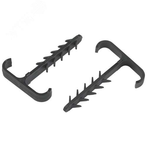 Дюбель-хомут Т-образный 6-12мм чёрный (10 штук) NO-225-226 - фото 1