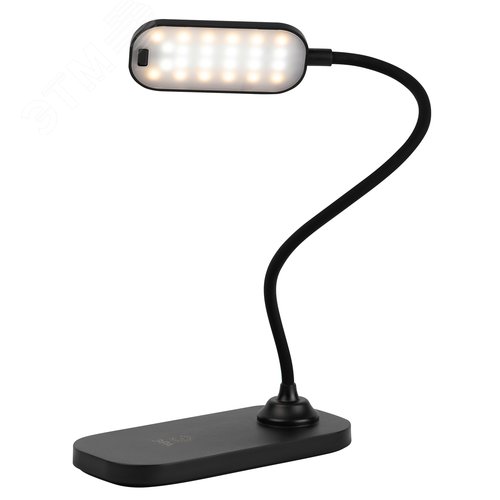 Светильник настольный светодиодный аккумуляторный 6Вт черный NLED-524-6W-BK - фото 4