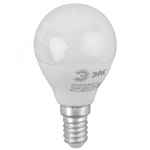 Лампа светодиодная LED P45-8W-827-E14(диод,шар,8Вт,тепл,E14) - фото 2