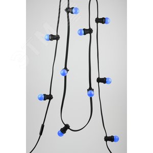 Лампа светодиодная для Белт-Лайт диод. шар син., 4SMD, 1W, E27 ERABL45-E27 LED Р45-1W-E27 Б0049573 ЭРА - 6