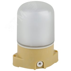 Светильник для бани пластик/стекло прямой IP65 E27 max 60Вт 137х107х84 сосна НББ 01-60-007 Б0062262 ЭРА - 3
