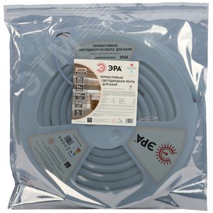 Лента светодиодная термостойкая для бани 9,6Вт/м 24В 4000К IP68 120LED/м LS2835-9,6-120-24-4000K-IP68-3 year-5m - фото 7