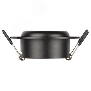 Светильник встраиваемый алюминиевый под лампу MR16 /GU5.3 KL109 BK черный матовый - фото 3