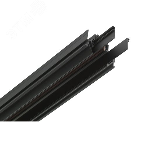 Шинопровод магнитный трековый встраиваемый для натяжных потолков 2м 48V черный TRM-PC20-200B - фото 4