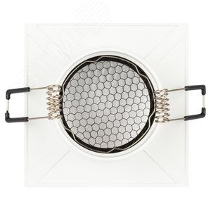 Светильник встраиваемый алюминиевый KL110 WH/BK MR16 GU5.3 белый/черный матовый - фото 5