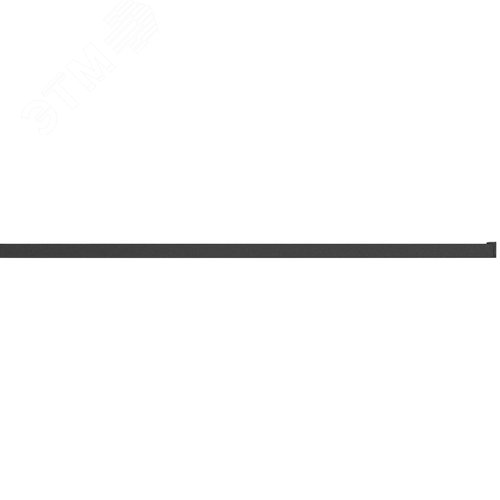 Шинопровод магнитный трековый тонкий накладной 3 м. Черный TRM-S5-300 BK - фото 4