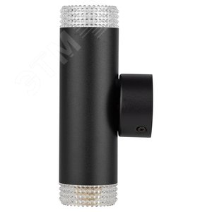 Светильник настенный WL50 BK/TR 2хGU10 2х12Вт IP20 черный, прозрачный - фото 4