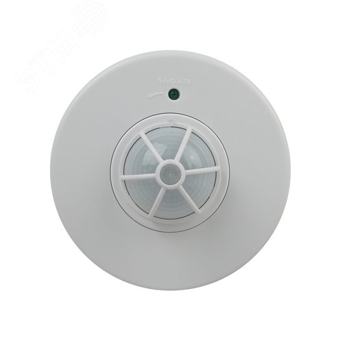 Датчик движения белый максимальная нагрузка 1200Вт угол обзора 180-360 градусов дальность 12м MD 017 - фото 4