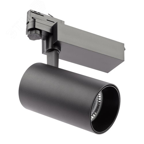 Светильник трековый трёхфазный SТR-30-36-40K-B40 узкий луч 4000K черный - фото 3
