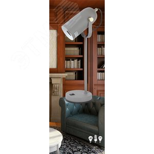 Светильник настольный N-117-Е27-40W-GY серый (12/48) - фото 8