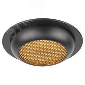 Светильник встраиваемый под лампу GX53 KL111 BK черный матовый - фото 1