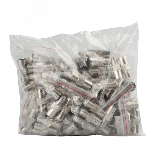 Переходник R-A02 гнездо F-гнездо TV - фото 3