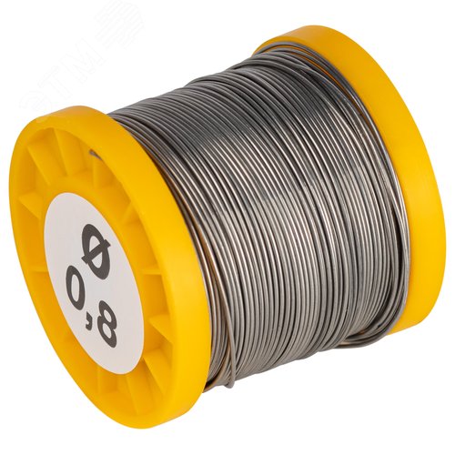 Изображение товара Припой с канифолью для пайки ПОС 61 трубка d 0.8 мм, катушка 200 гр (шт)